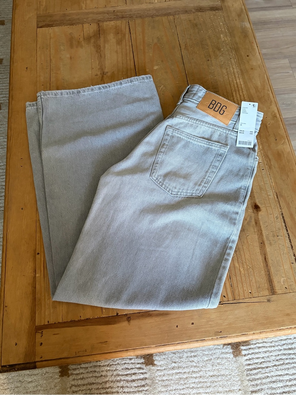 NTW BDG baggy wid eleg low slung jeans